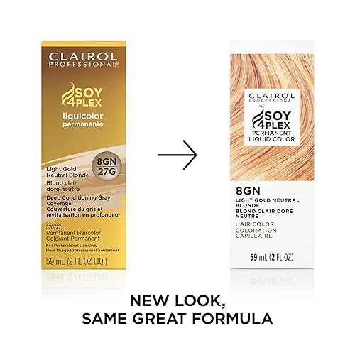 Miniatura 3 de Clairol Professional Permanent Liquicolor for Light Blonde Hair Color with 100% Gray Coverage Packaging May Vary