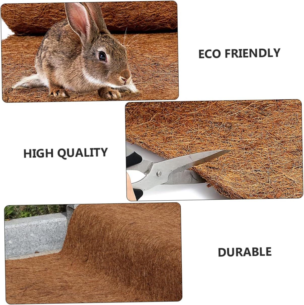 Coconut Fiber Mat Reptile Carpet Substrate Mat Thickened Reptile Terrarium Liner