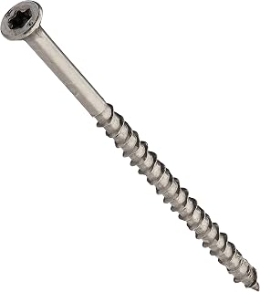 Simpson Strong Tie T10350WP1 Deck-Drive DWP #10 3-1/2" 316 Stainless Steel T25 Flat Wood Screw (1 lb per Box)