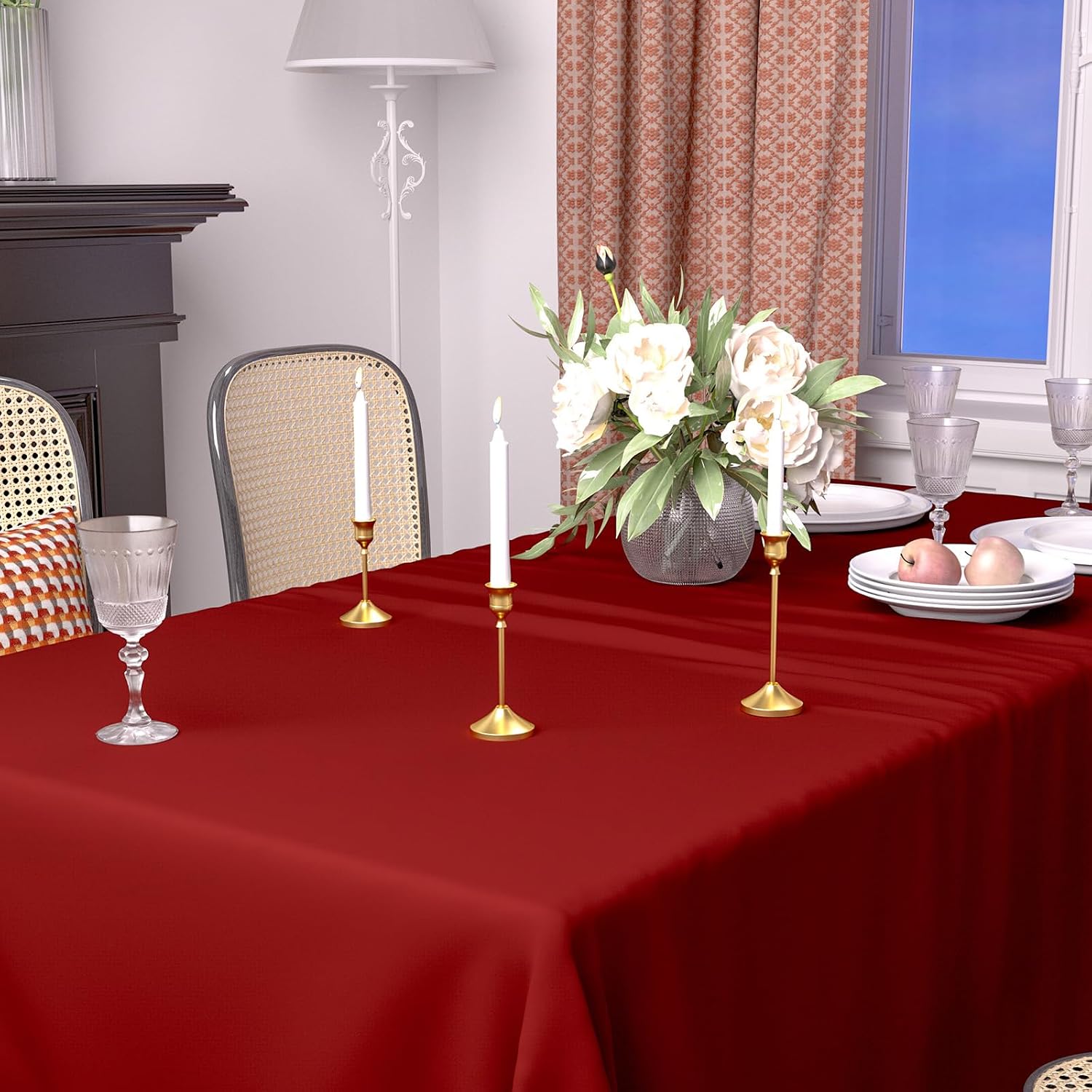 Candle Holders Set of 3, Gold Metal Candlestick Holders for Taper Candles, Candle Stands, Dining Table Decoration (Gold)