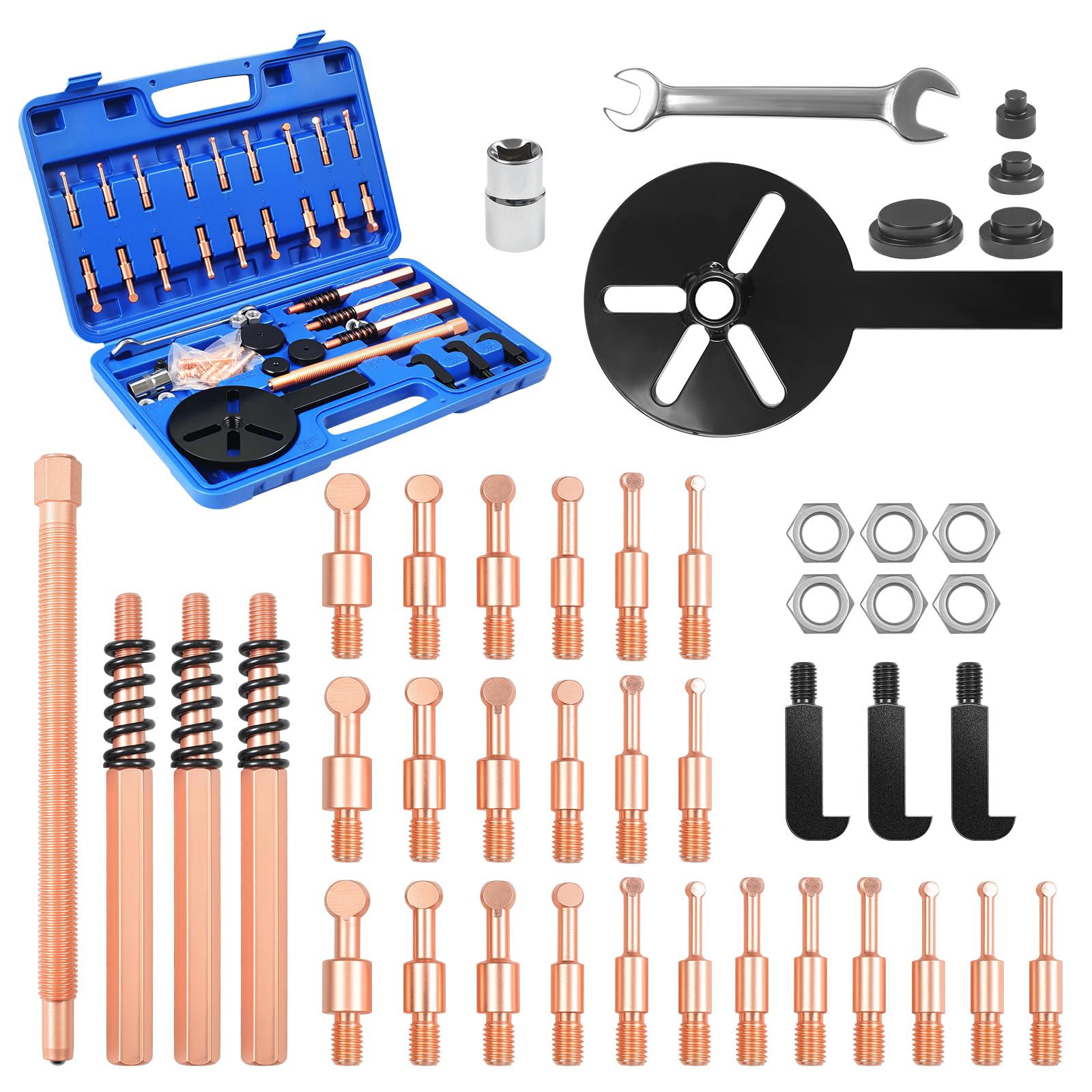36-in-1 Lagerabzieher Set, Innenlager Abzieher Trennsatz, Lager Demontage Abzieher, Kugellager Abzieher Werkzeug, Radlager Werkzeug, Lager Entfernungswerkzeug, Lagerabzieher Innen