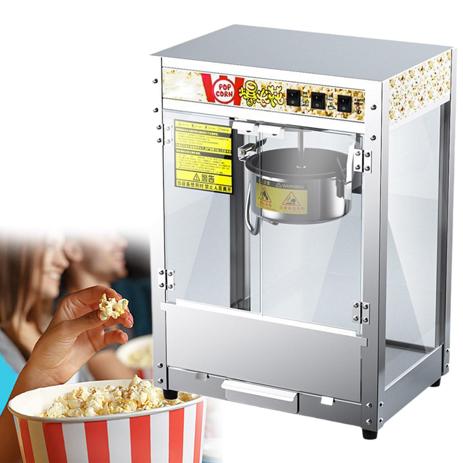 Máquina para Hacer Palomitas de Maíz, para Concesionarios Profesionales Que Requieren Equipos para Hacer Palomitas de Maíz Comercial