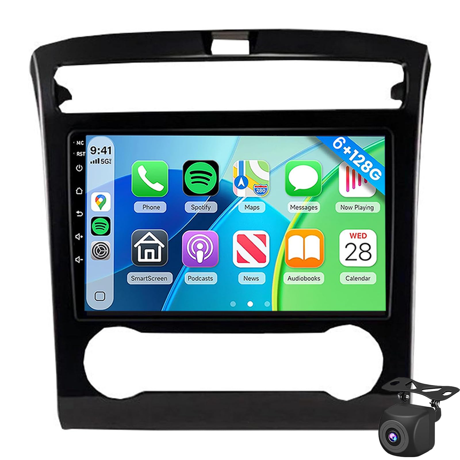 Radio Samochodowe 9 Cali Do Hyundai Tucson IX35 2020-2023 Z CarPlay