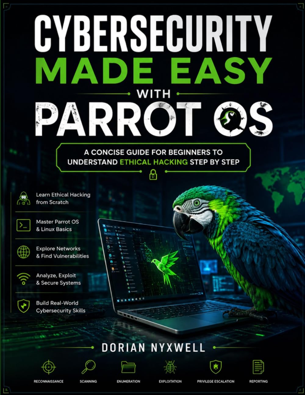 Cybersecurity Made Easy with Parrot OS: A Concise Guide for Beginners to Understand Ethical Hacking Step by Step (Modern Tech Knowledge Library Series)