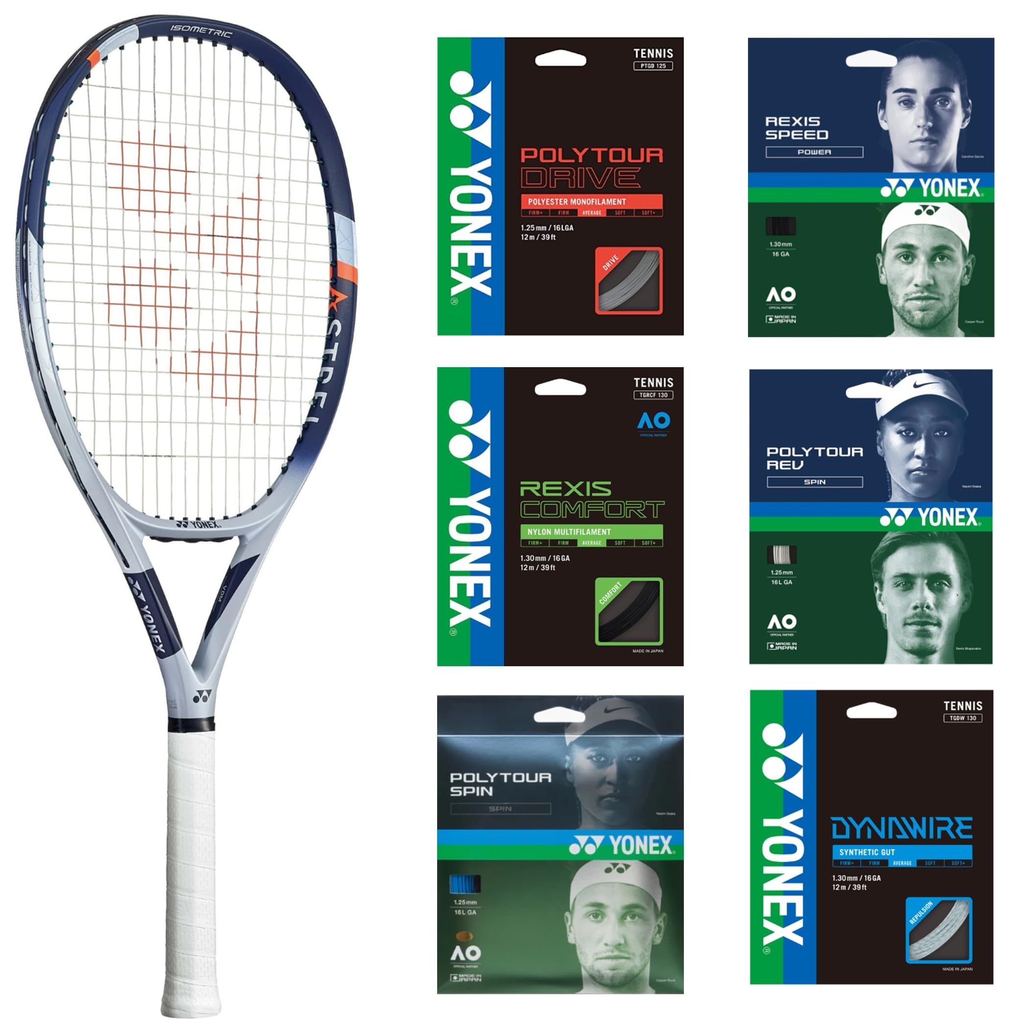 Amazon.com: Yonex Astrel 105 3rd Gen Tennis Racquet – Custom