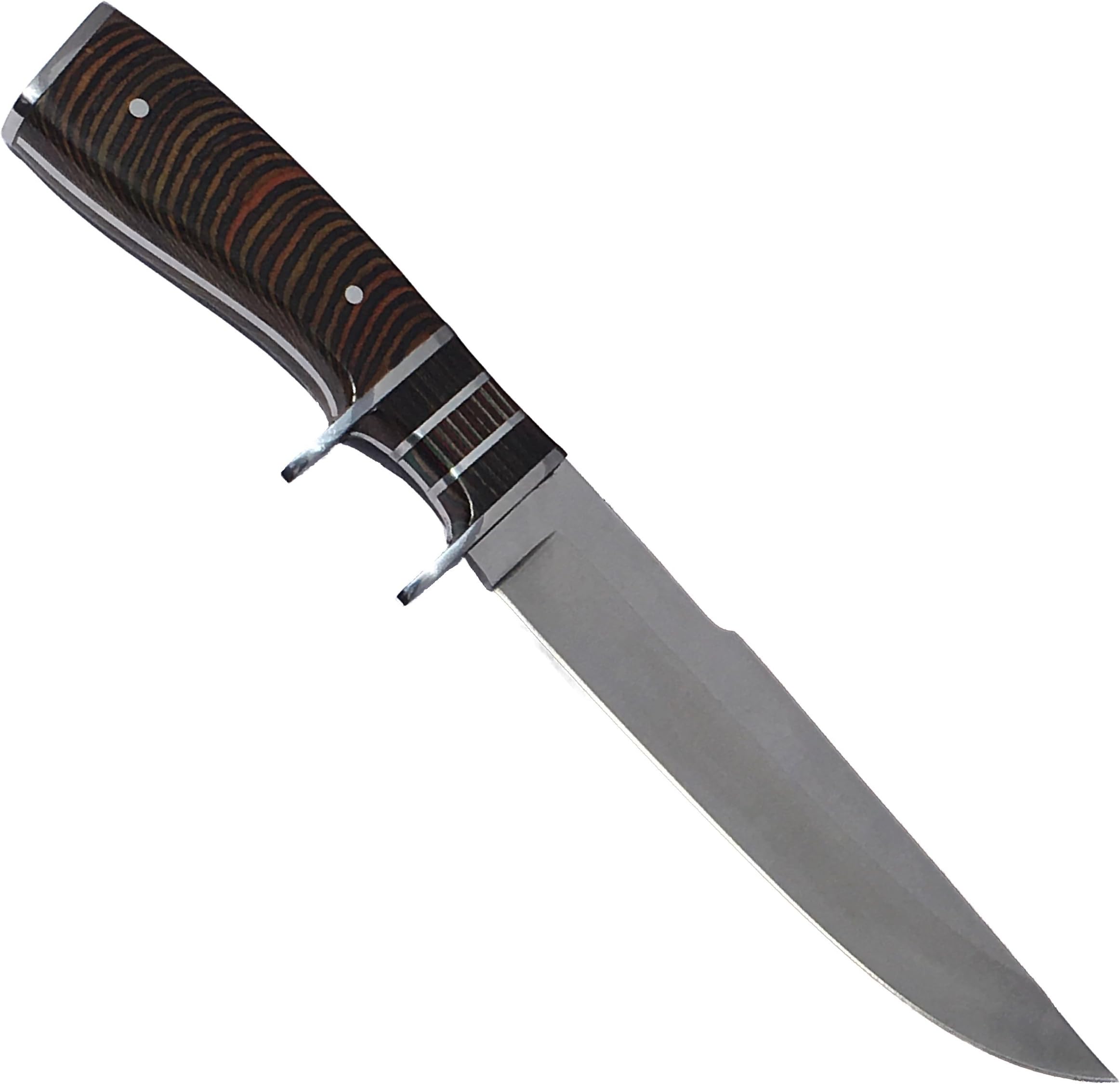 eTradewinds Gentleman's Hunting Knife w/Sheath, Pakkawood Handle, & Razor Sharp 420 SS Rust Free Full Tang Fixed Blade by eT