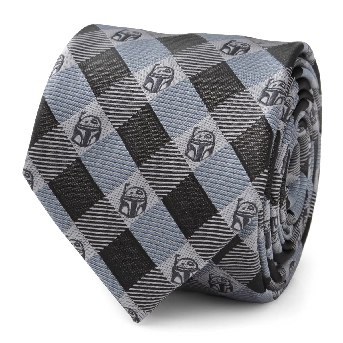 Cufflinks Inc. Boba Fett Blue Plaid Mens Tie
