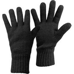 Guantes Piel Invierno Guantes Térmicos De Punto Thinsulate Forrados Calidos Invierno Mujer Hombre Guantes Suave 3M Unisex Deporte Respirable