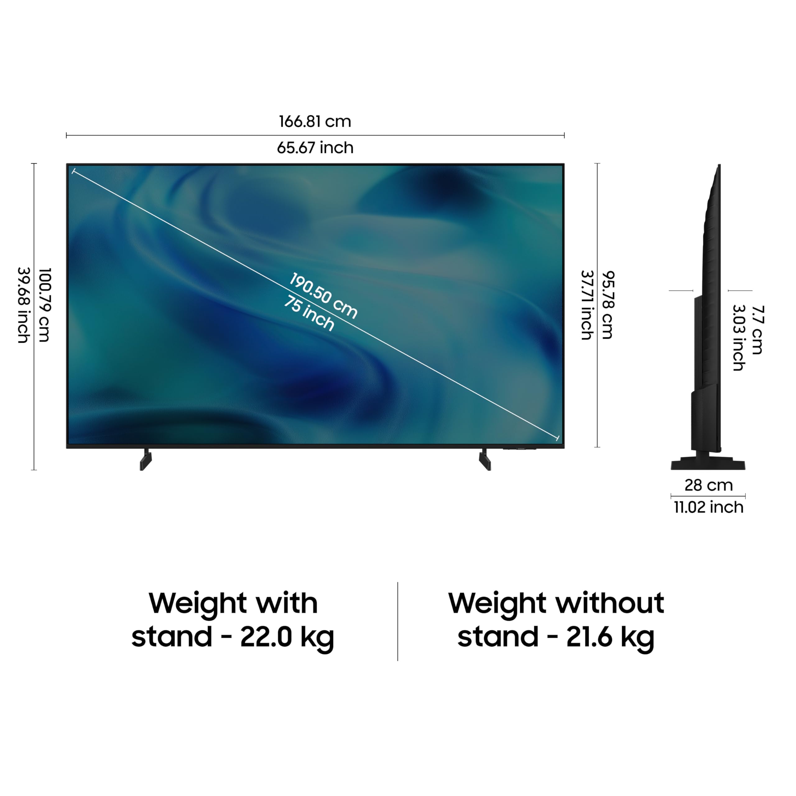 Samsung 75 inch (189cm) Crystal UHD 4K Vision AI 2026 Smart TV | 4K Upscaling | HDR10+ | Voice Assistance Remote | 150+ Channels | 7 Years OS Upgrade | UA75UE85AHULXL — Amazon image 6