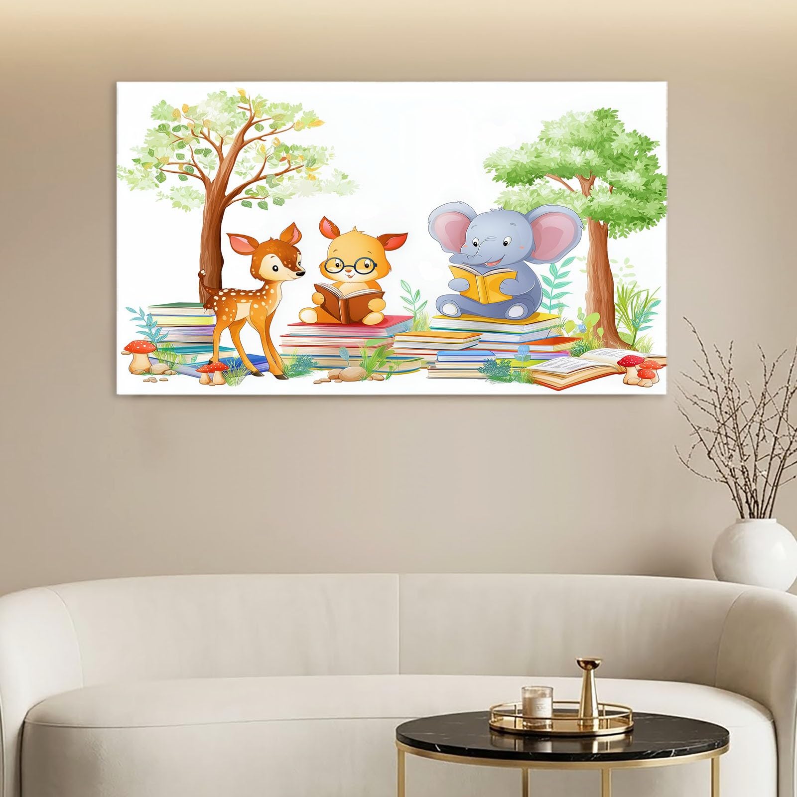 Générique Tableaux Decoratifs - Tableau Salon Format - Cartoon Vectoriel