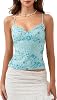 Women Sequin Sparkle Halter Crop Tops Y2k Pearl Embellished Cami Sexy Tank Tops Going Out Tops Party Clubwear