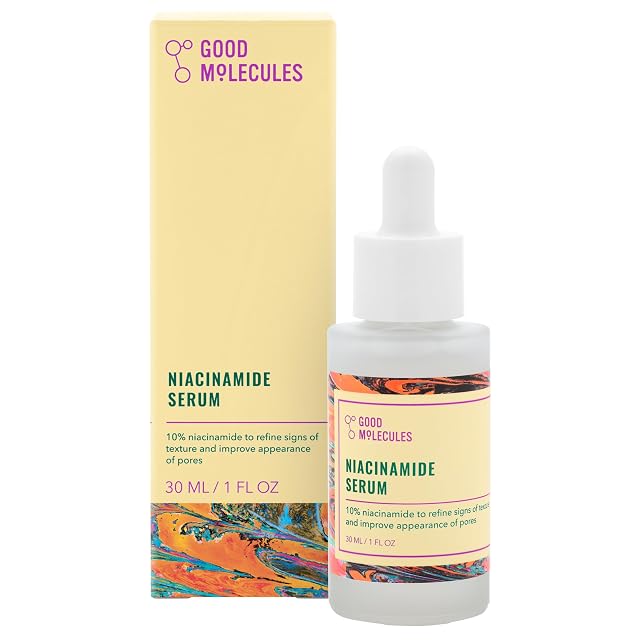 Good Molecules Niacinamide Serum - 10 Niacinamide to Target Acne Nourishment and Skin Tone - Ultra Hydrating Serum