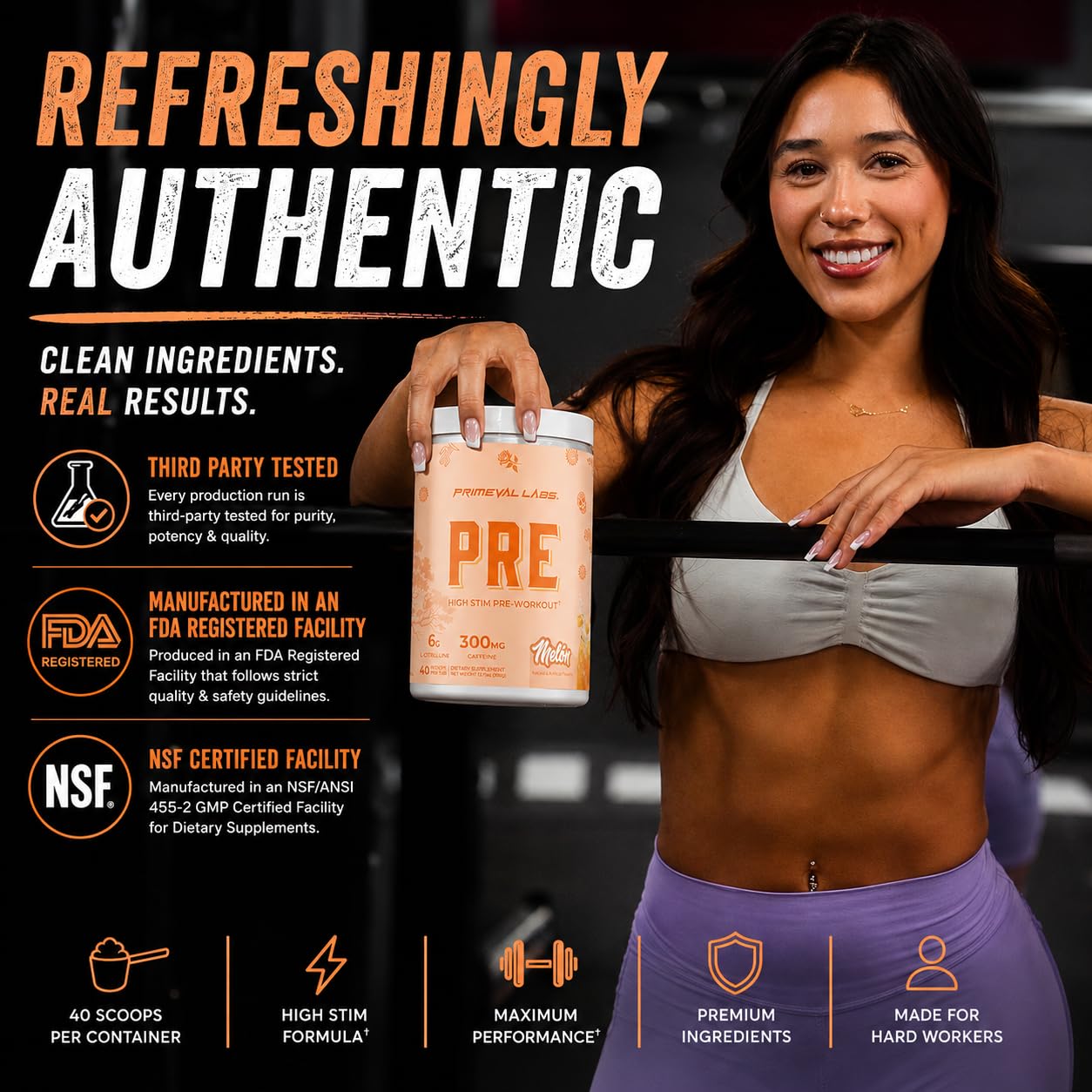 Primeval Labs PRE High-Stim Pre Workout, Melon — Amazon image 6