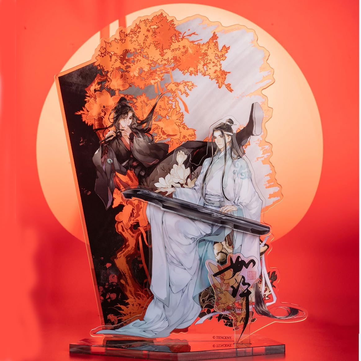 The Founder of Diabolism Wei Ying LAN Zhan Music Box Acrylic Standee Officially Licensed Collectible Wei Wuxian LAN Wangji Figures (Cool Breeze,Full)