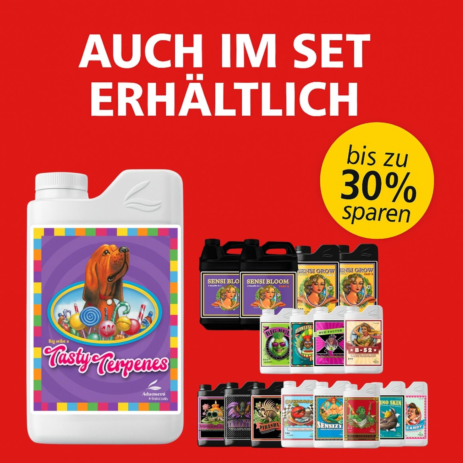 Weedness Advanced Nutrients Tasty Terpenes 1 Liter - NPK Dünger Grow Anbau Indoor Erde Flüssigdünger Organischer Bio