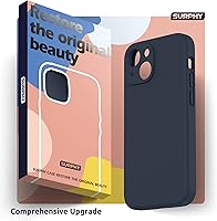 Vista 56 de SURPHY Compatible con iPhone 13 Mini Funda con Protector de Pantalla, (Protección de Cámara y Forro de Microfibra Suave) Funda de Teléfono