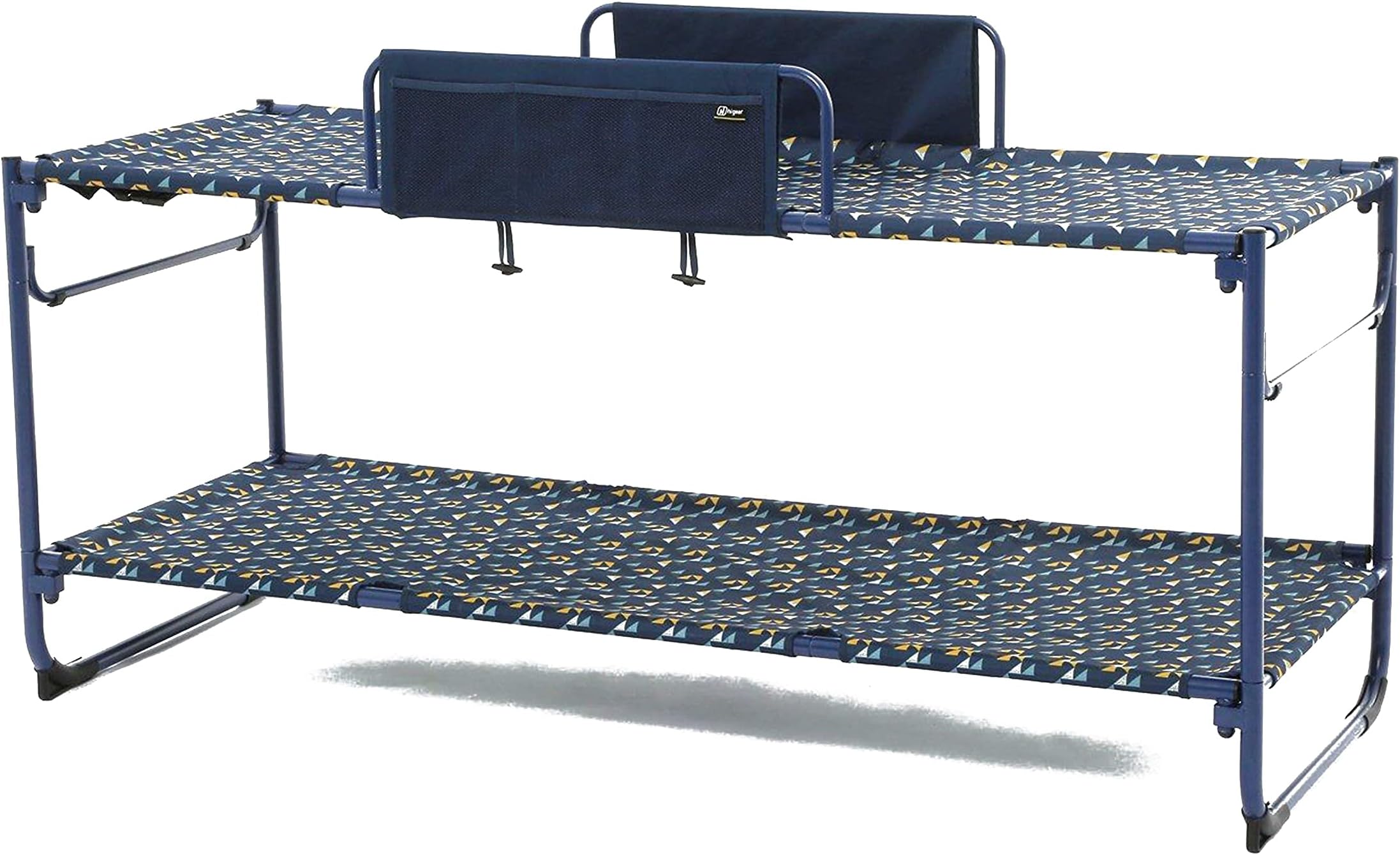 Hi-Gear Duo Bunk Beds for Adults, Teens, Kids, 2 People, Portable, Folding, Collapsible, Steel Frame, Easy to Assemble, Ideal for Camping, Festivals and Sleepovers, includes Carry Bag, Blue