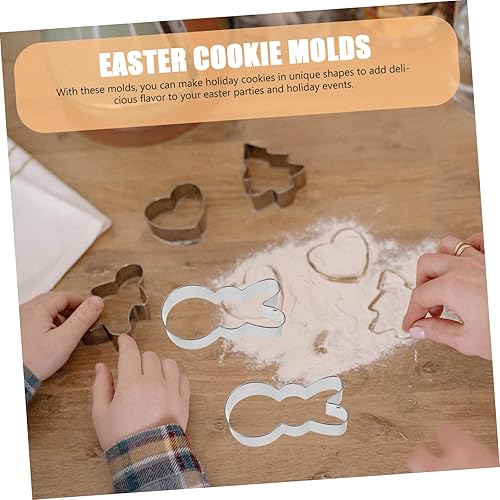 Miniatura 2 de Cortador de galletas de conejo, galletas matzá, mini galletas, sándwich, fiesta, Pascua, cortadores de galletas, cortador de muffins, molde de