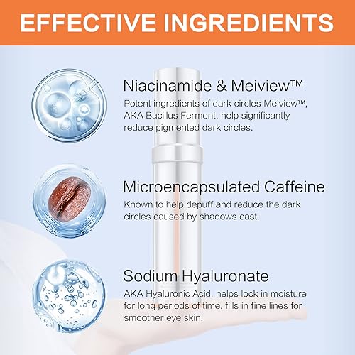 Miniatura 3 de PROYA Suero de ojos con cafeína crema de ojos para ojeras e hinchazón suero antienvejecimiento para hidratar las arrugas defensa ocular para pieles