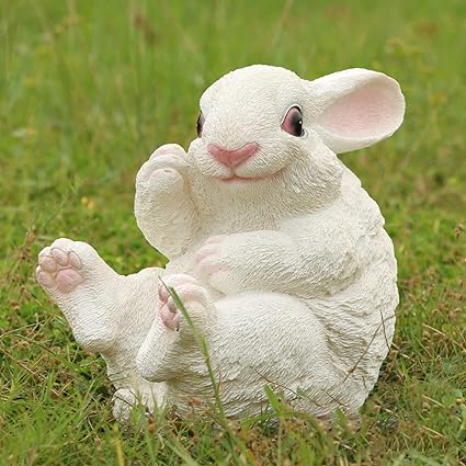 Amazon Co Jp ガーデニング オブジェ うさぎ雑貨 屋外 アウトドア ベランダ 置物 うさぎ モダン かわいい 癒し系 北欧 動物 B 兎 ホワイト 飾り物 デコレーション 幸福 癒しグッズ マスコット 記念品 アニマル うさぎグッズ ギフト ポリレジン アニマル雑貨 Diy 工具