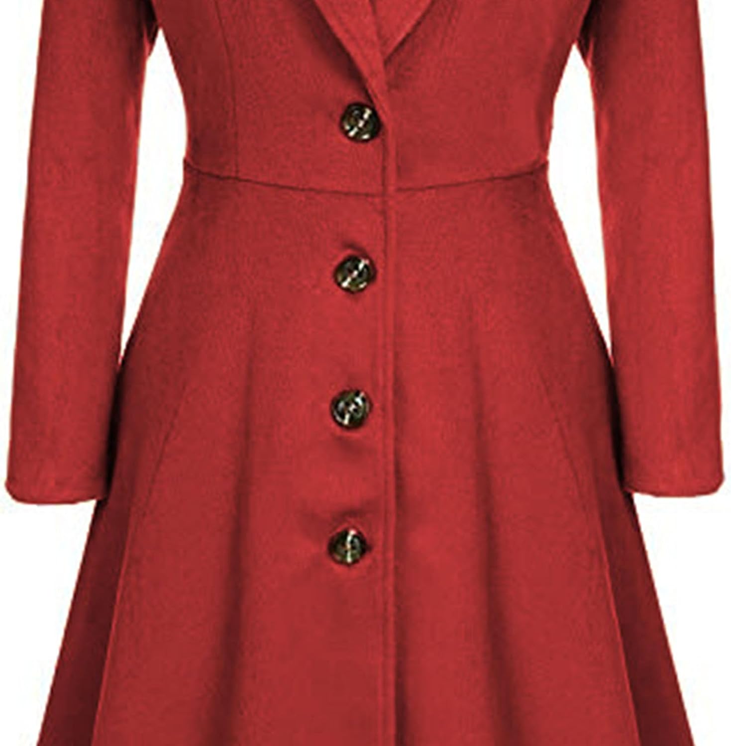 Wool Coats For Women Women Winter Coat Double-breasted Turn-down