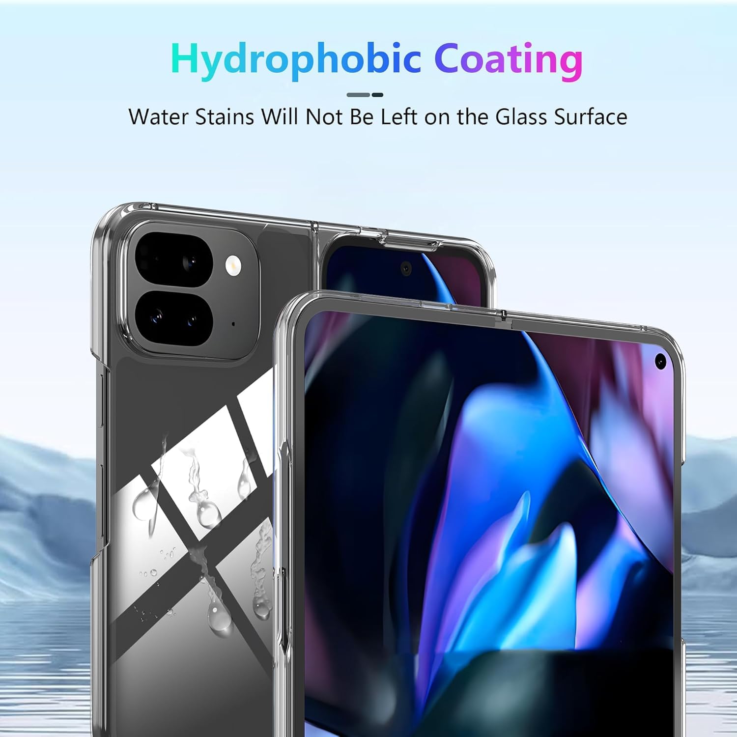 HARITECH Ultra Hybrid Back Cover Case Designed for Google Pixel 9 Pro Fold 5G / Google Pixel Fold2 5G - Black 3