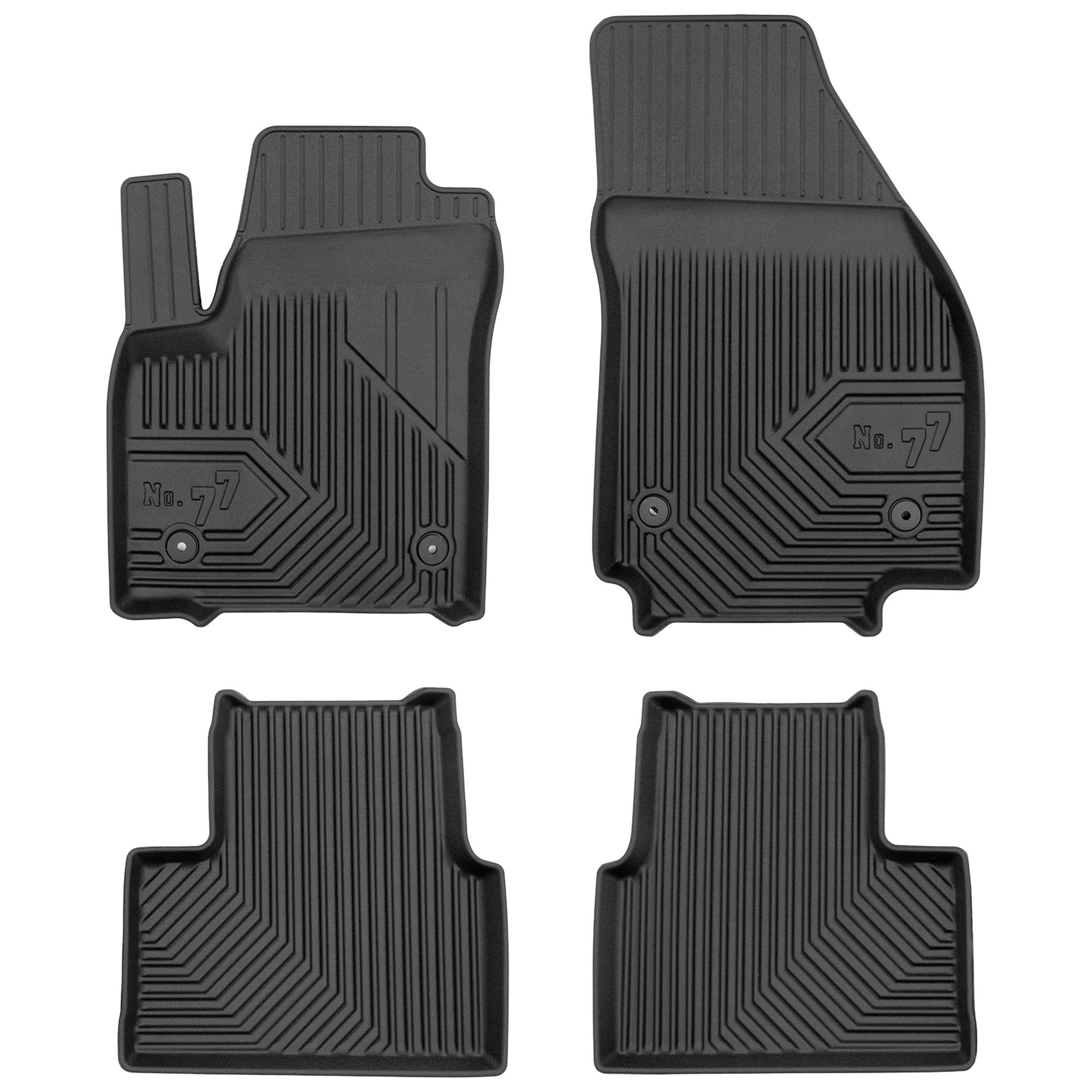 MOTOS Tappetini in gomma per auto adatto per Opel Meriva B 2010-2017 Migliorate il vostro comfort di viaggio con il tappetino antiscivolo per auto No.77