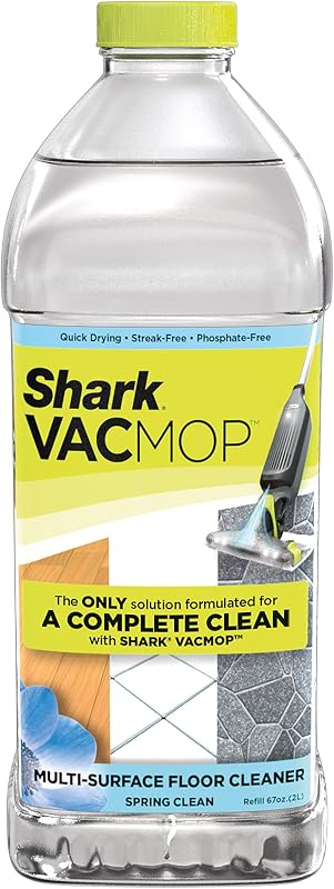 Recambio de limpiador multisuperficie VACMOP, botella de 2 l, VCM60 | Compatible con VM252 y VM180, limpia y desinfecta pisos sellados: piedra, laminado y baldosas, aroma a limpieza de primavera