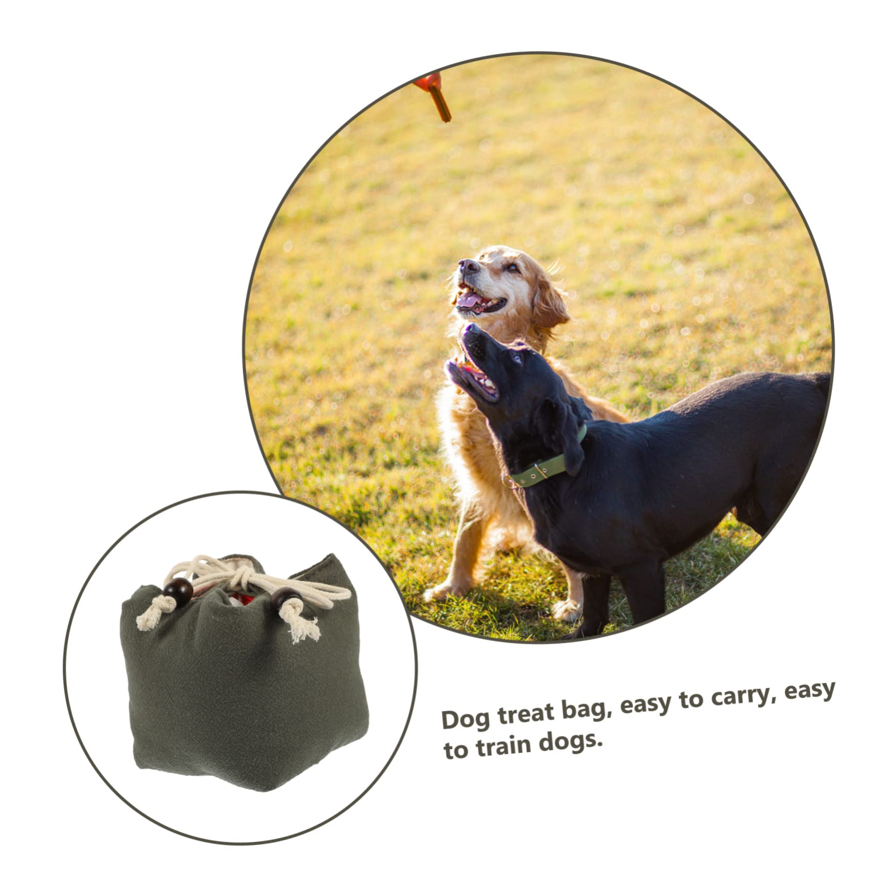 POPETPOP 4 Stück Hund Snack Tasche Gürteltasche Für Hunde Leckerli-spender Für Hunde Leckerlibeutel Für Welpen Leckerli-trainingstasche Für Hunde Klicker Stoff Hände Kleiner Hund