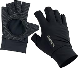 Gaobabu☆Gaobabu Finger-Out Gloves (5-Finger Design) Free Size Black
