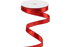 1 Red Velvet Ribbon - Christmas Ribbon MEEDEE