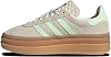 adidas Originals Gazelle Bold - Niñas Escolar (JQ7410, Verde/Tan) Talla 6 3
