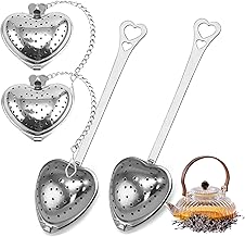 Lithyc 4 Piece Tea Ball - Tea Strainer - Loose Tea Strainer - Suitable for Loose Fine Tea Leaves, Tea Leaves, Condiments, Teapots