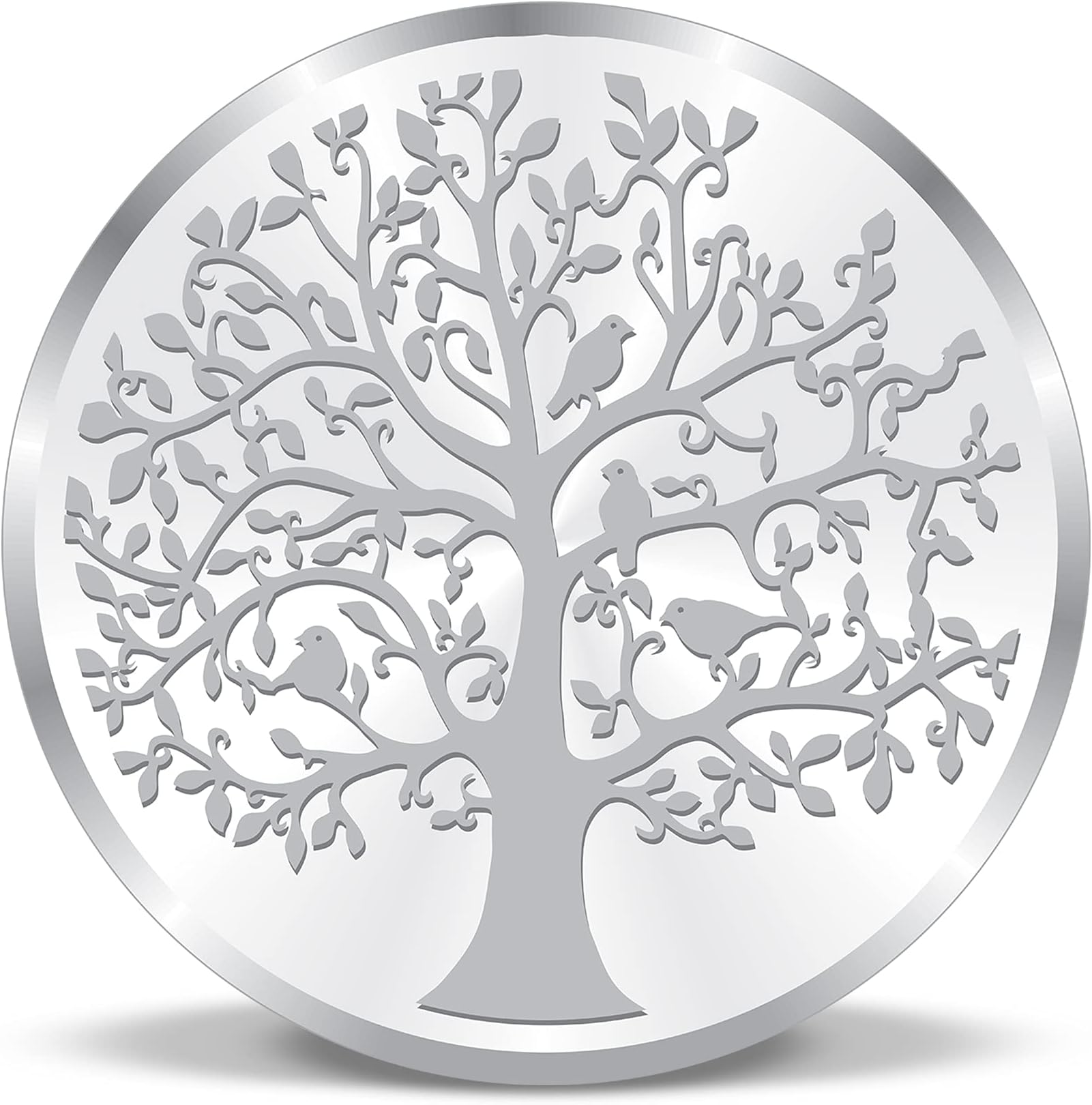 ACPL Precious Moments BIS Hallmarked Silver Coin Banyan Tree 999 Pure, Silver