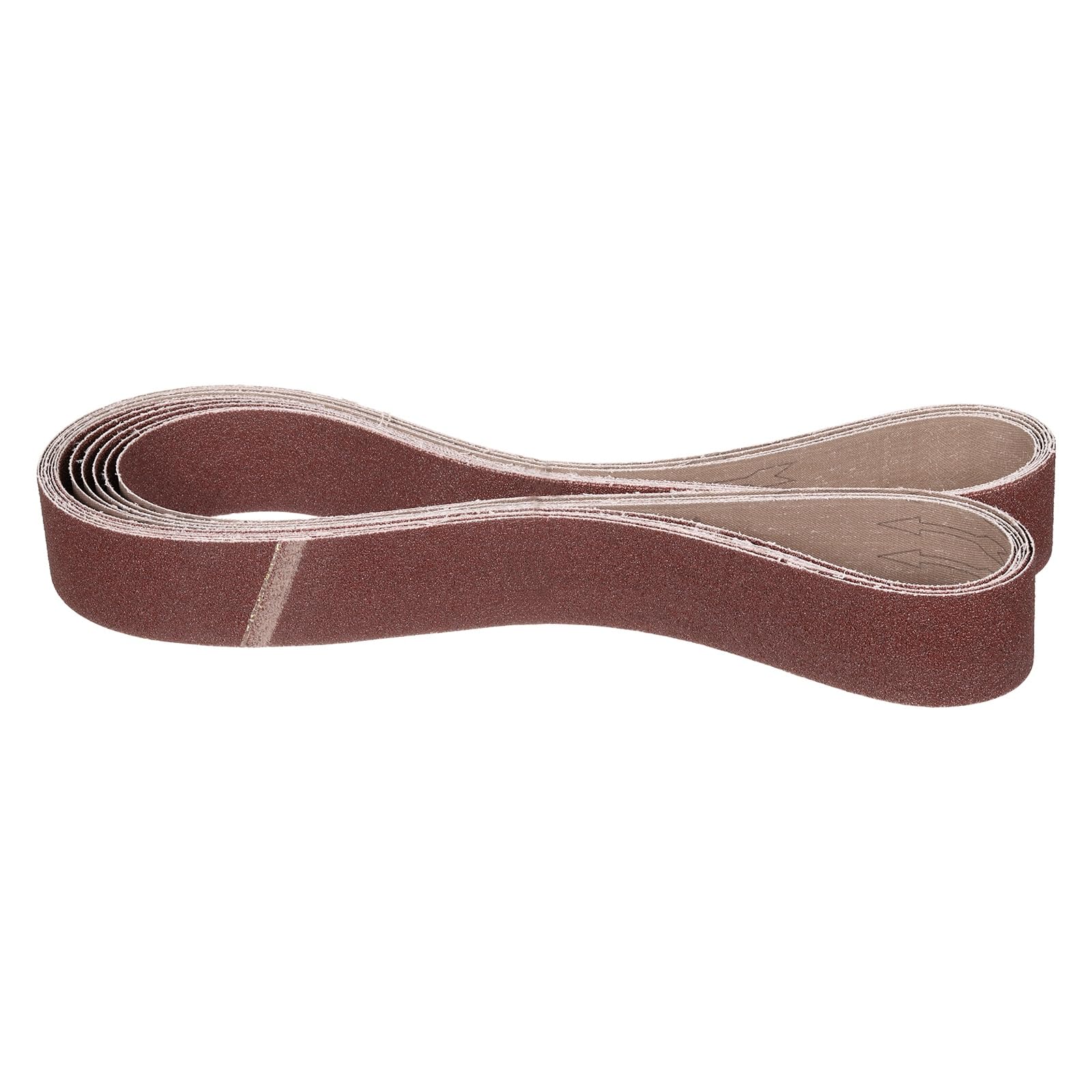 CoCud 50mm x 1829mm Sanding Belt, 6 Pcs 80 Grit Knife Sharpener Belts Work Sharpening for Belt Sander Knife Carving Tool Metal Working — image 1