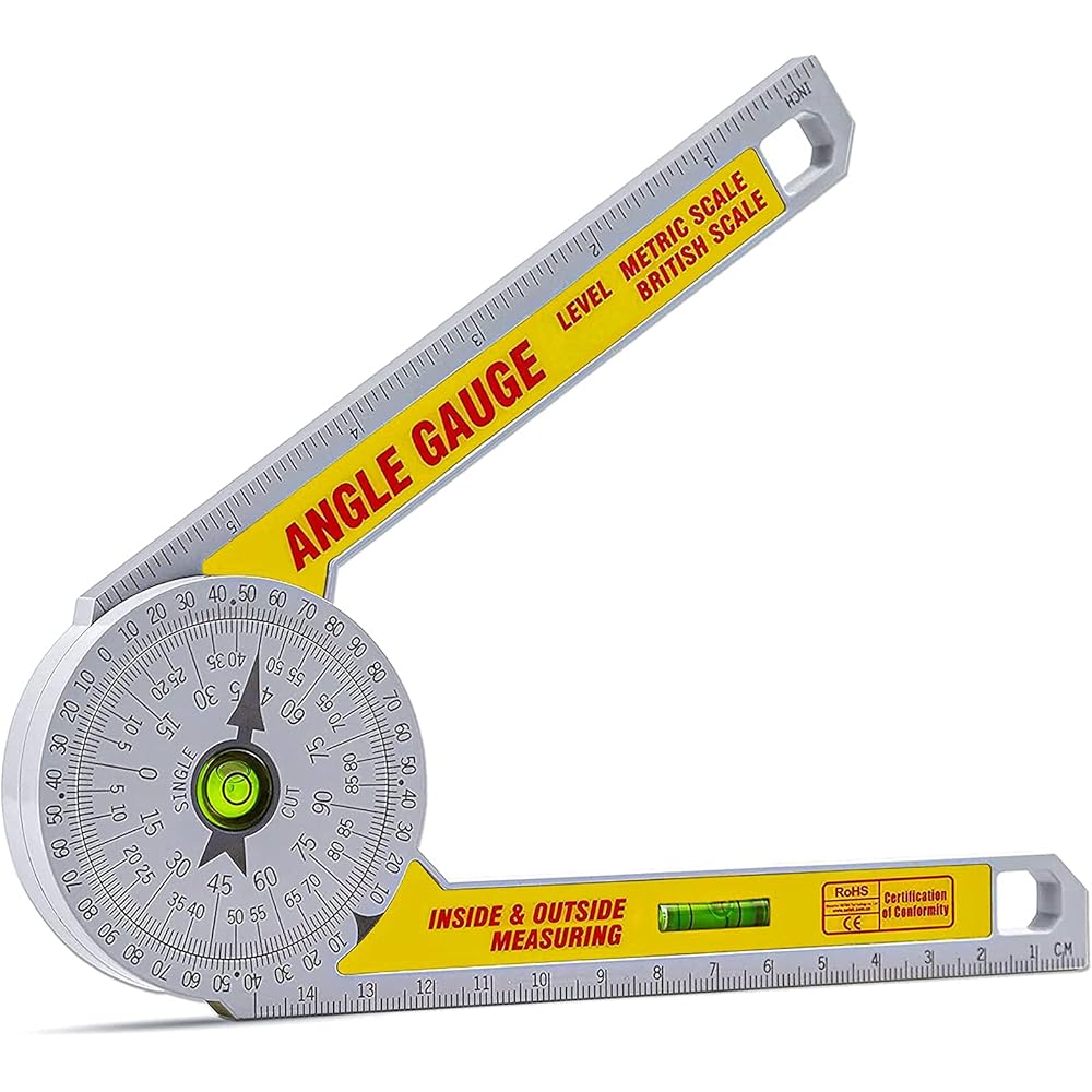 $2/mo - Finance UMEISIYI Miter Saw Protractor, Angle Finder Tool, 0-6 ...