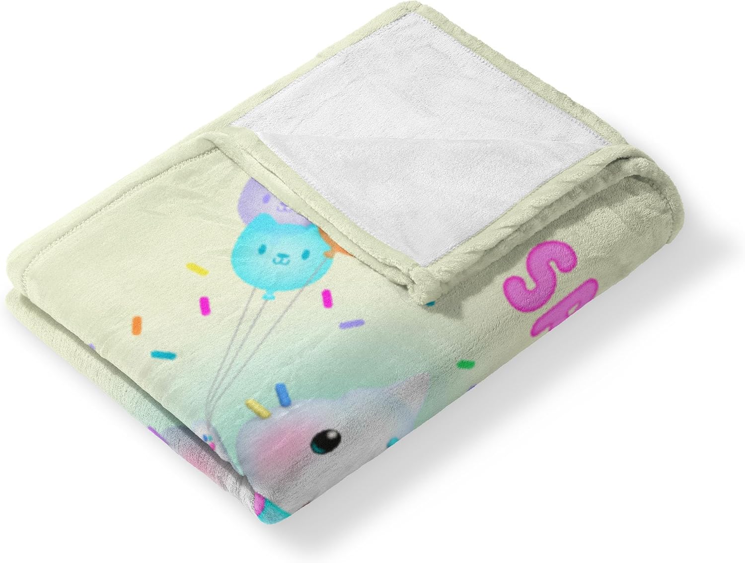 Northwest Universal Gabby's Dollhouse Sprinkle Party Silk Touch Throw Blanket, 50x60 inches