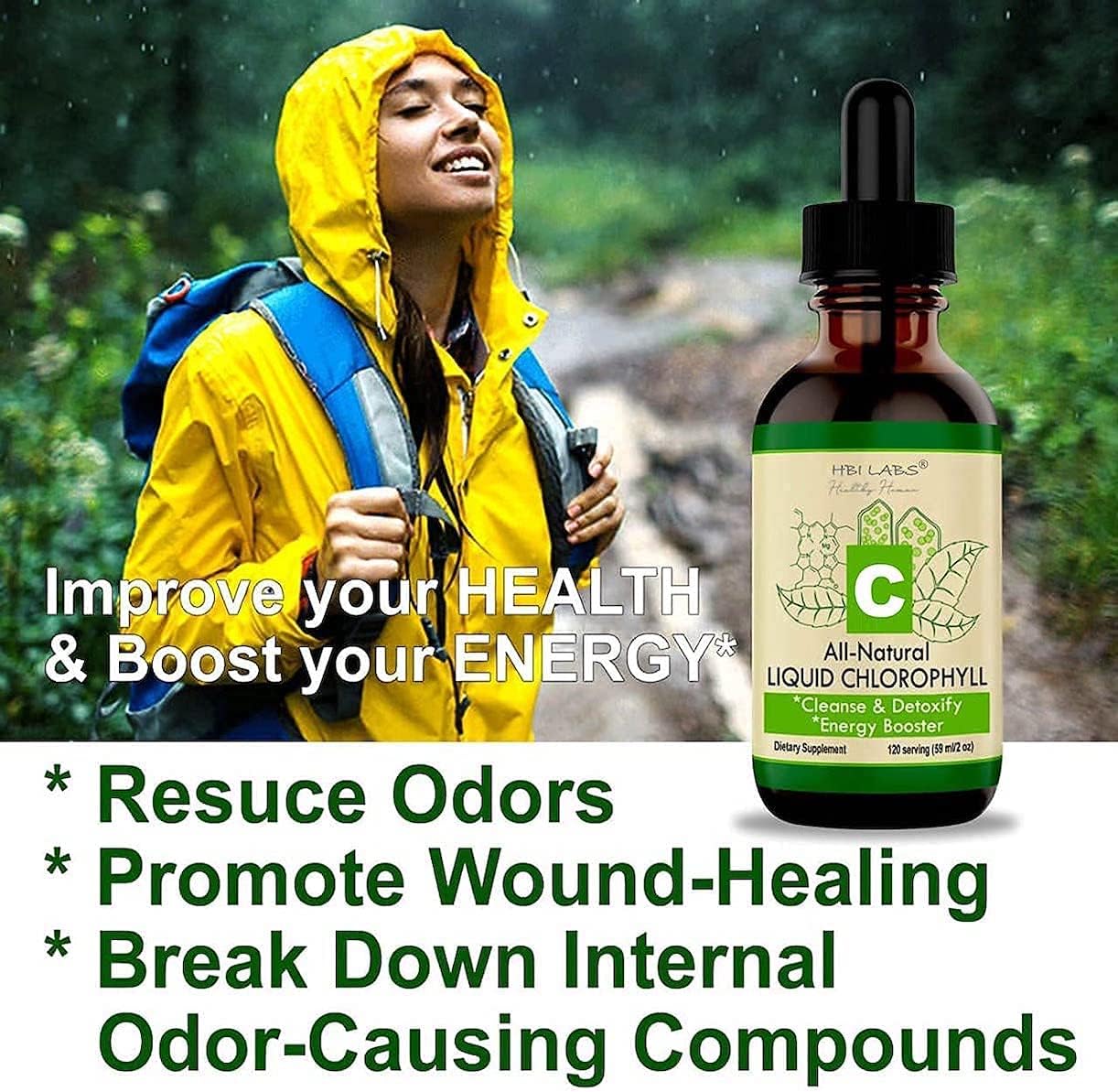 (2oz) Chlorophyll Liquid Drops for Water Natural Chlorophyll Concentrate