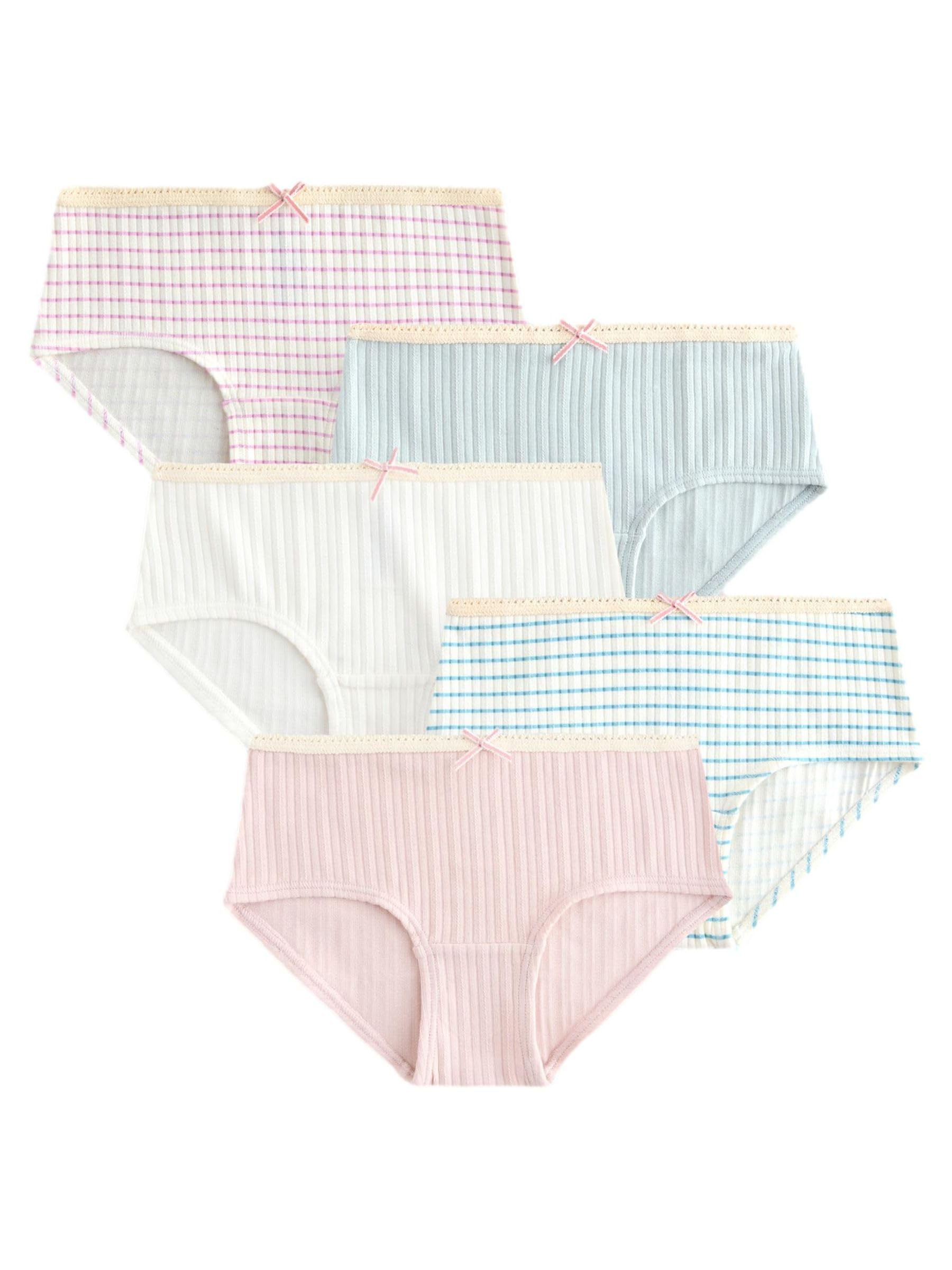NEXT Fille Slip taille basse texturé, lot de 5