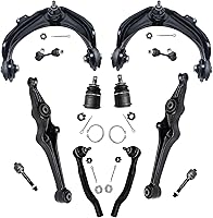 Vista 305 de Detroit Axle - Kit de suspensión delantera de 10 piezas para Chevy Aveo Aveo5 Pontiac G3 Wave 2 Ready Struts Assembly 2 Enlaces de barra