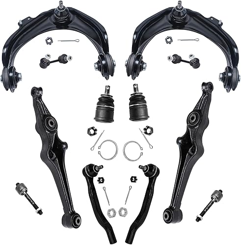 Miniatura 305 de Detroit Axle - Kit de suspensión delantera de 10 piezas para Chevy Aveo Aveo5 Pontiac G3 Wave 2 Ready Struts Assembly 2 Enlaces de barra