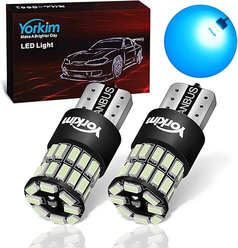 Miniatura 50 de Yorkim Bombilla LED 7440, luces rojas brillantes, bombillas LED T20, 7443 LED, 7441 LED, W21W LED, 7444 bombillas, para luz de marcha atrás/de Rojo