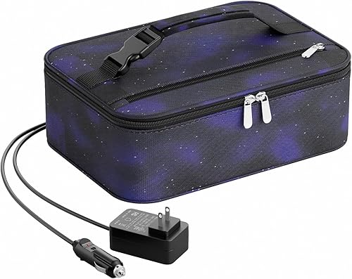 Miniatura 15 de Lonchera portátil para calentar alimentos - Fiambrera térmica para adultos - Bolsa térmica eléctrica con asa de hebilla, bolsas térmicas para