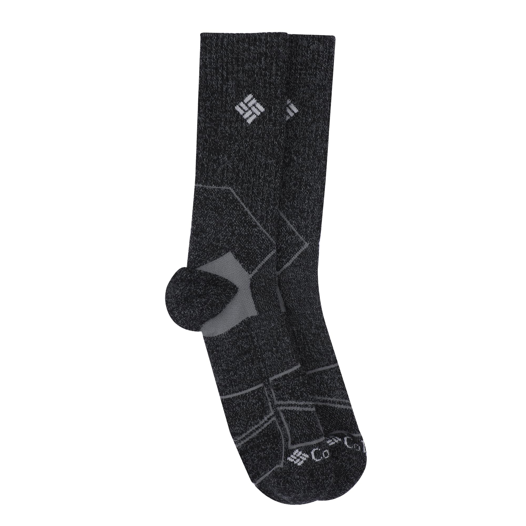 Columbia Hiking Medium Weight Crew Charcoal XL (Men's Shoe 12-15)