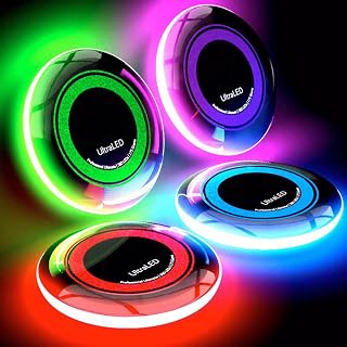 Toyfinity led Flying disc Frisbee for Kids Adults | Glow in Dark Outdoor Sports Toy | Long Range Throw Flying Saucer | Bri... Price In India