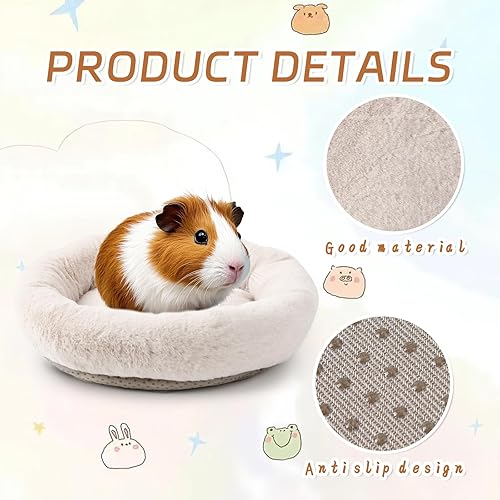Miniatura 11 de FEBSNOW Camas de conejillo de indias, cama de hámster para hámster, erizo, ardilla, tortuga, lagarto y otros animales pequeños Azul