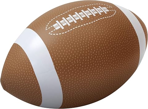 GoFloats 4 ft Giant Inflatable Football - Made from Premium Raft Grade Vinyl, Kids