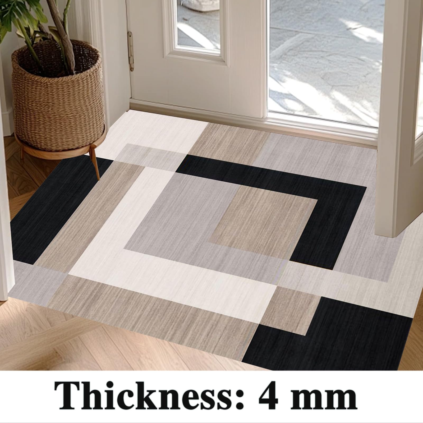 Tapis Gaming Sol Antidérapant Tapis de Chaise de Bureau 140 x 160 cm