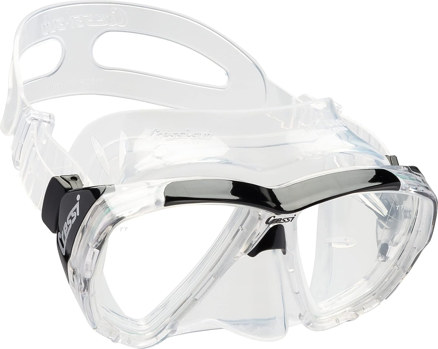 Cressi Adult Dive Mask with Inclined Lens for Scuba Diving - Big Eyes: made in Italy