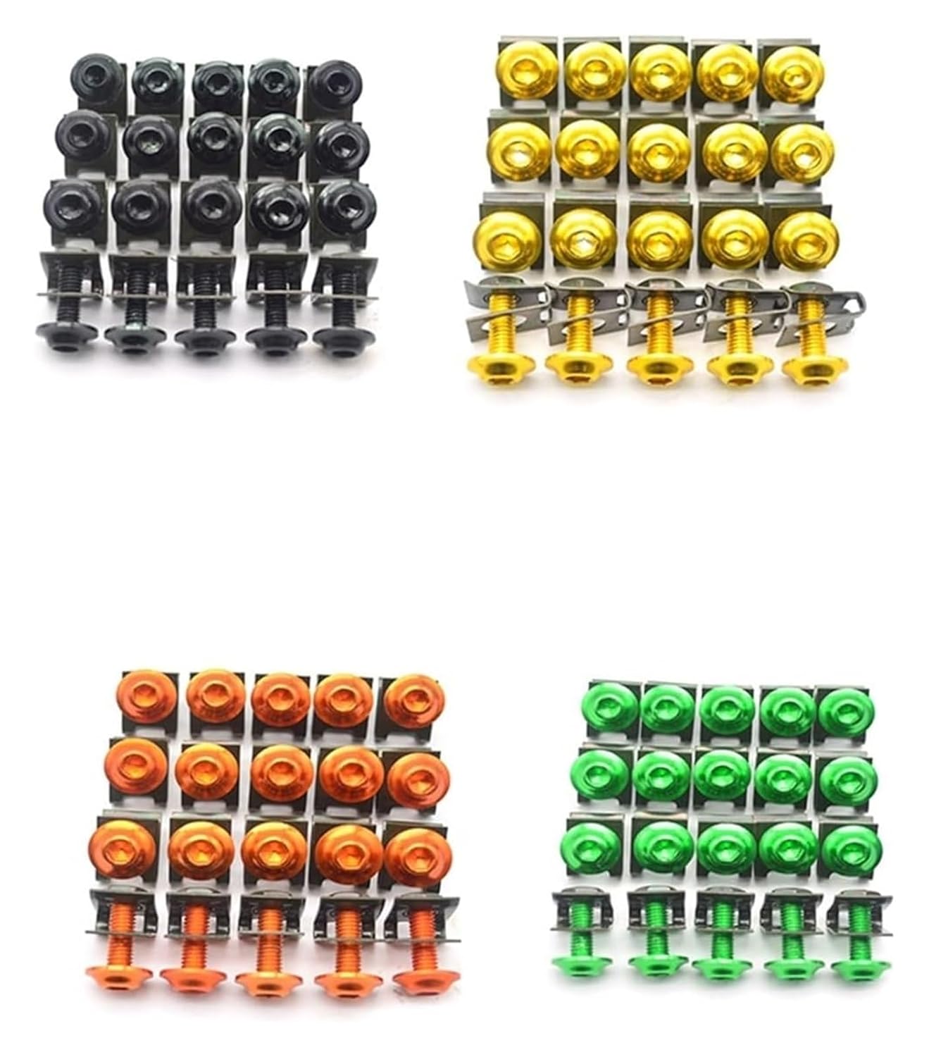 用 Z800 Z250 Z300 用 ニンジャ 250 300 用 ボディワークネジ オートバイフェアリングボルト ネジファスナー